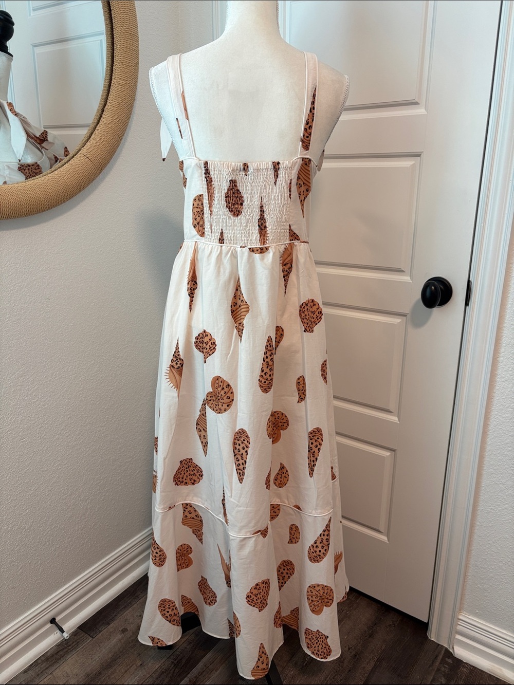 NWT Farm Rio Leopard Shell Midi Dress - Picture 5 of 8